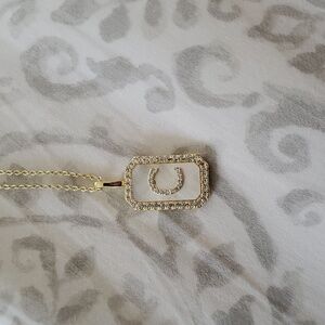 Melinda Maria double sided love letter necklace "C".